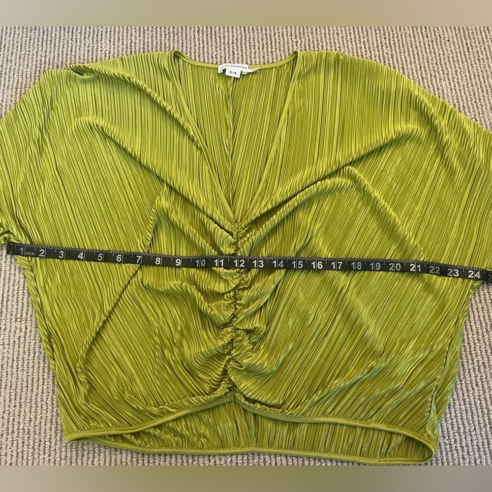 Good American Chartreuse Wide Leg Pants - Picture 13 of 16
